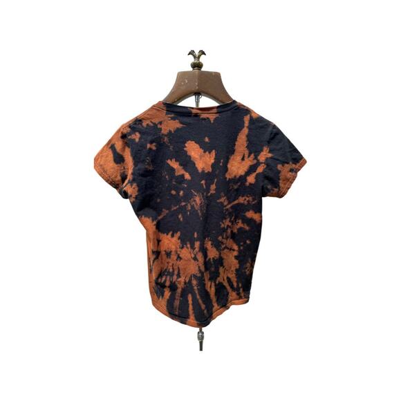 Bleach Dyed Black T Shirt, Mud and Mascara Tee Shirt Size Medium - Picture 2 of 4